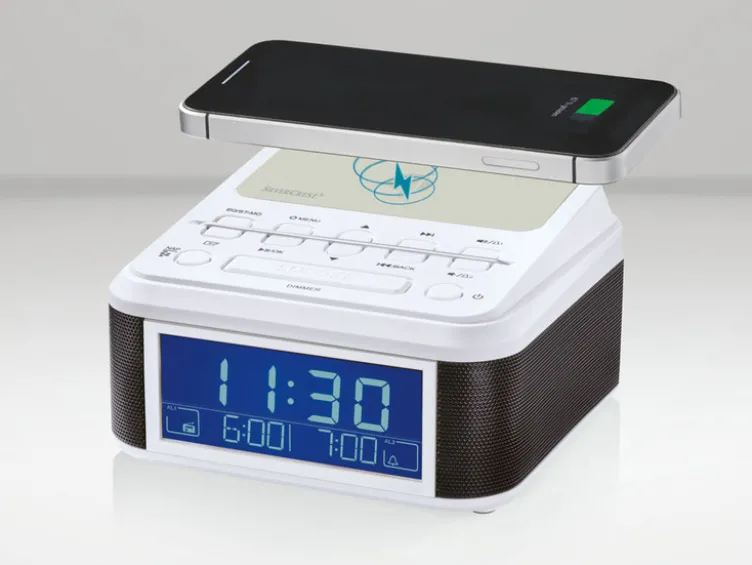 Uhrenradio, mit Qi Ladung, DAB+, Bluetooth