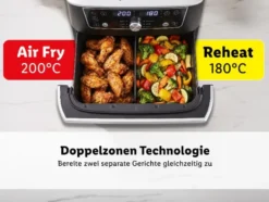 Ultrazone Airfryer »SHFDA 2600 A1«, 2x 5,5 l