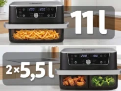 Ultrazone Airfryer »SHFDA 2600 A1«, 2x 5,5 l