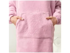 Unisex Oversize-Plüschhoodie, mit Teddyfleece