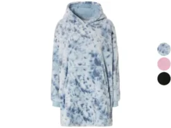 Unisex Oversize-Plüschhoodie, mit Teddyfleece