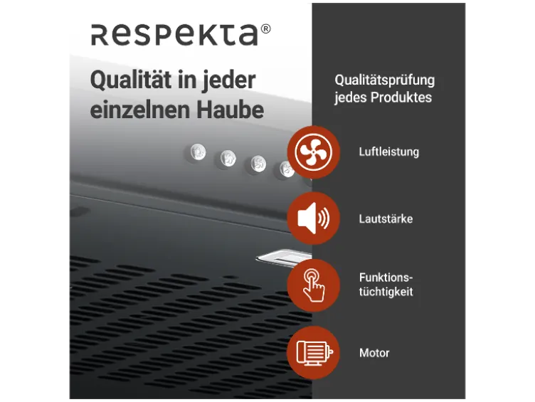 Unterbauhaube ohne Glasschrim