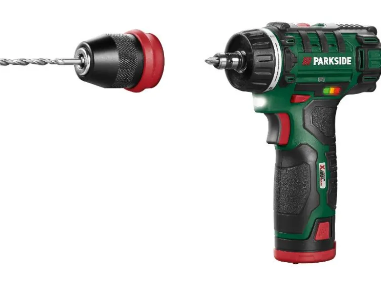 12 V Akku-Bohrschrauber-Set »PBSA 12 E4«, mit Akku und Ladegerät
