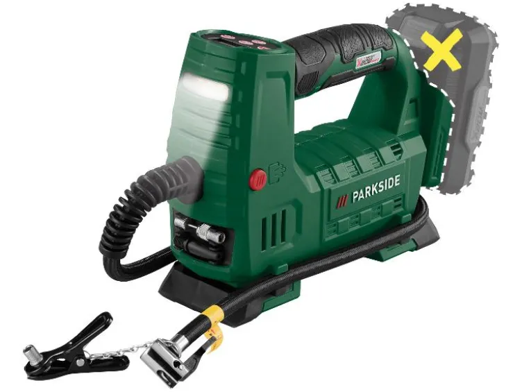 20 V Akku-Kompressor »PAKT 20-Li A1«, ohne Akku und Ladegerät