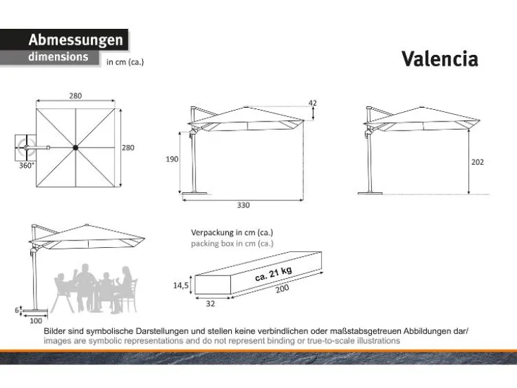 »Valencia Grande« 280 x 280 cm