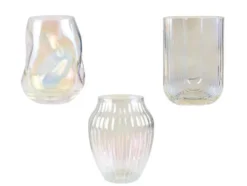 Vase mit schillernder Oberfläche