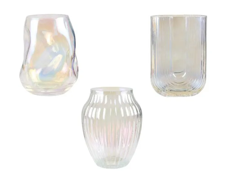 Vase mit schillernder Oberfläche