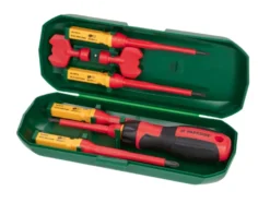 1000 V Schraubendreher- Wechselklingen-Set, 8-teilig