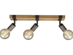 Wand- Deckenleuchte Vintage Holz, verschiedene Ausführungen