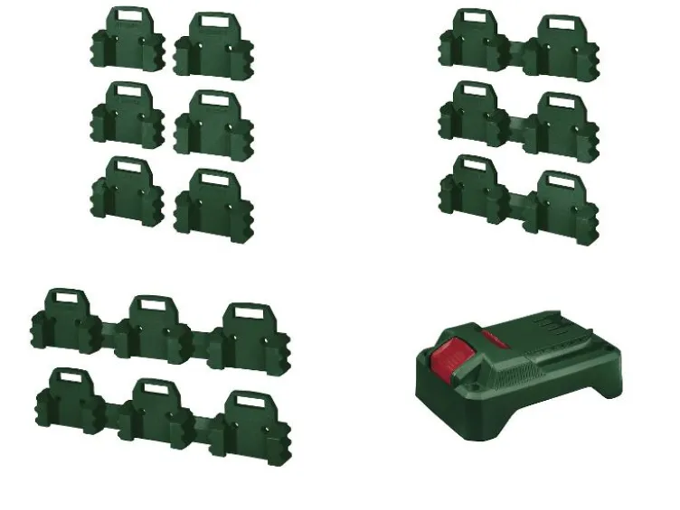 Wandhalter-Set für Akkus / Wandhalter für Akku-Schrauber
