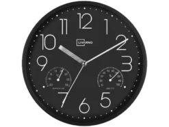Wanduhr mit Thermo- und Hygrometer