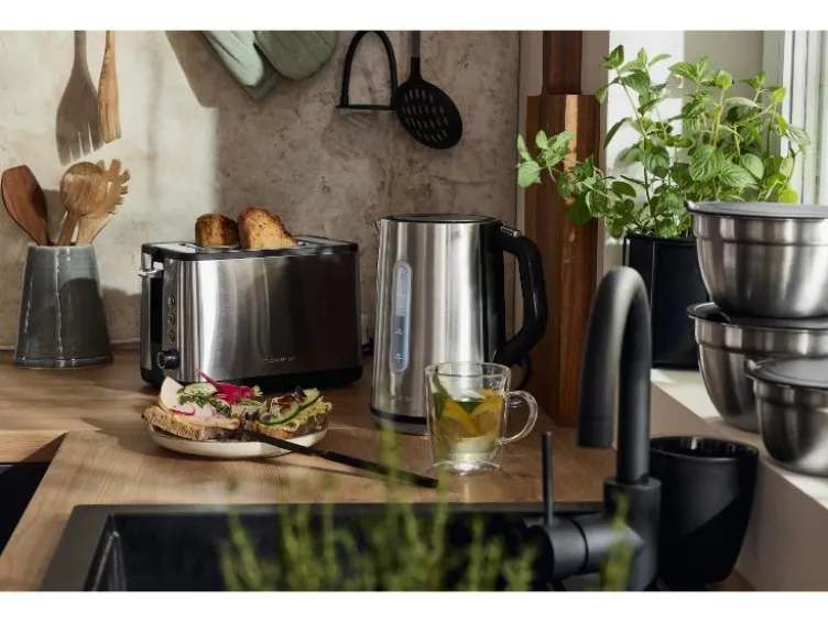 Wasserkocher & Toaster Edelstahl