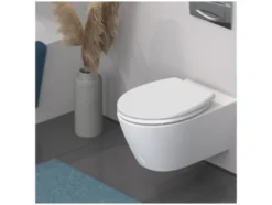 WC Sitz Duroplast FAMILY WHITE mit Absenkautomatik und Schnellverschluss