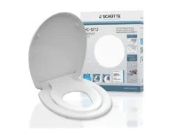 WC Sitz Duroplast FAMILY WHITE mit Absenkautomatik und Schnellverschluss