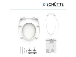 WC Sitz Duroplast FAMILY WHITE mit Absenkautomatik und Schnellverschluss