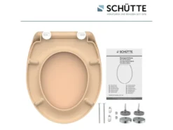 WC Sitz, mit Absenkautomatik und Schnellverschluss
