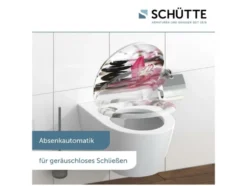 WC Sitz, mit Absenkautomatik und Schnellverschluss