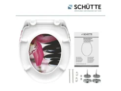 WC Sitz, mit Absenkautomatik und Schnellverschluss