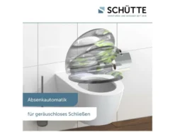 WC Sitz, mit Absenkautomatik und Schnellverschluss