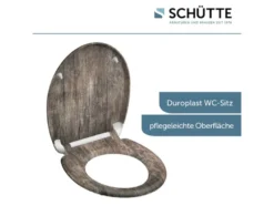 WC Sitz, mit Absenkautomatik und Schnellverschluss