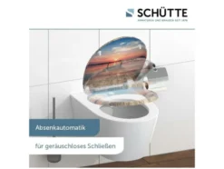 WC Sitz, mit Absenkautomatik und Schnellverschluss