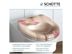 WC Sitz, mit Absenkautomatik und Schnellverschluss
