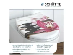 WC Sitz, mit Absenkautomatik und Schnellverschluss