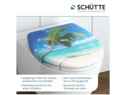WC Sitz, mit Absenkautomatik und Schnellverschluss