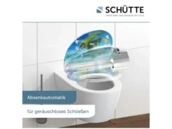 WC Sitz, mit Absenkautomatik und Schnellverschluss