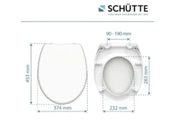 WC Sitz, mit Absenkautomatik und Schnellverschluss