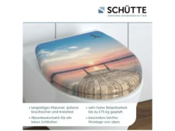 WC Sitz, mit Absenkautomatik und Schnellverschluss