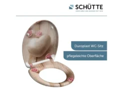 WC Sitz, mit Absenkautomatik und Schnellverschluss