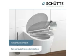 WC Sitz, mit Absenkautomatik und Schnellverschluss