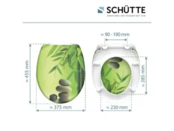WC Sitz, mit Absenkautomatik und Schnellverschluss