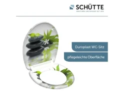 WC Sitz, mit Absenkautomatik und Schnellverschluss