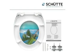 WC Sitz, mit Absenkautomatik und Schnellverschluss