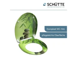 WC Sitz, mit Absenkautomatik und Schnellverschluss