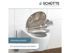 WC Sitz, mit Absenkautomatik und Schnellverschluss