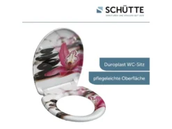 WC Sitz, mit Absenkautomatik und Schnellverschluss