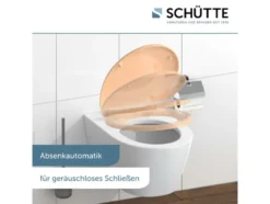 WC Sitz, mit Absenkautomatik und Schnellverschluss
