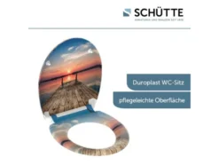 WC Sitz, mit Absenkautomatik und Schnellverschluss