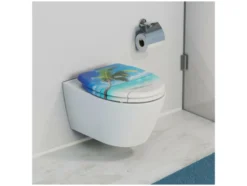 WC Sitz, mit Absenkautomatik und Schnellverschluss