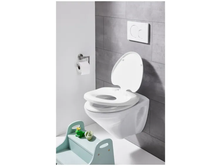 WC-Sitz, mit integriertem Kindersitz