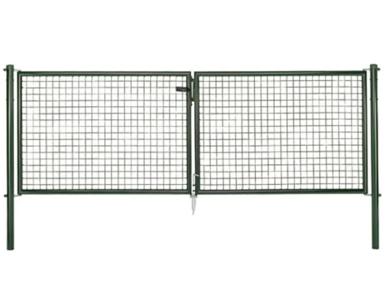 Wellengitter-Doppeltor für Maschendrahtzäune, Breite 3000 mm