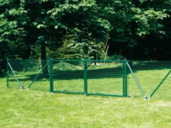 Wellengitter-Doppeltor für Maschendrahtzäune, Breite 3000 mm