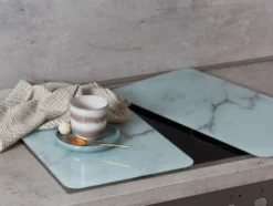 Wenko Herdabdeckplatte »Universal«, 2-teilig, für alle Herdarten, aus gehärtetem Glas