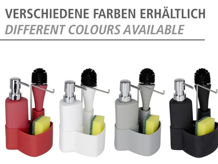 Wenko Spül-Set »Empire«, 250 ml Fassungsvermögen, mit Spülbürste, Auffangbecken