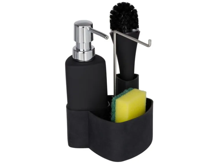 Wenko Spül-Set »Empire«, 250 ml Fassungsvermögen, mit Spülbürste, Auffangbecken