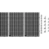 Werkzeug-Wandorganizer, inkl. Montagematerial