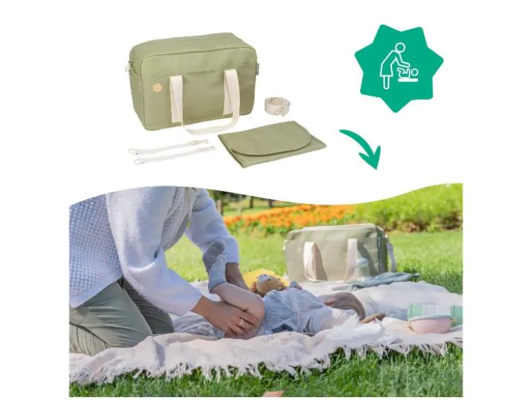 Wickeltasche »Bowling«, in modischem Design